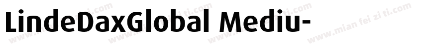 LindeDaxGlobal Mediu字体转换